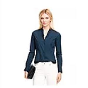 BROOKS BROTHERS ruffle collar dress shirt size 2